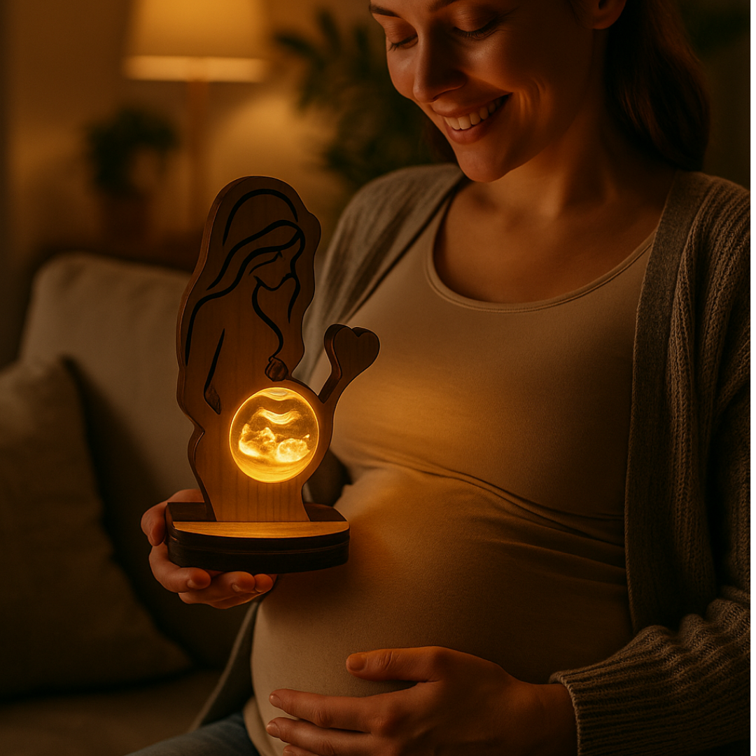 Personalized Ultrasound + Wooden Frame